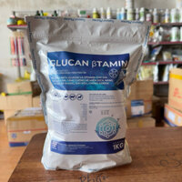 GLUCAN BTAMIN 1KG có 5 gói nhỏ 200g BỔ SUNG BETA GLUCAN VÀ VITAMIN CHO GIA SÚC, GIA CẦM, TĂNG CƯỜNG HỆ MIỄN DỊCH