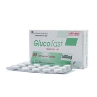 GLUCOFAST 500mg_MEBIPHAR_Metformin 500mg_Hộp/60V/16_điều trị tiểu đường type 2