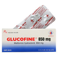Glucofine 850mg, điều trị bệnh đái tháo đường không phụ thuộc insulin