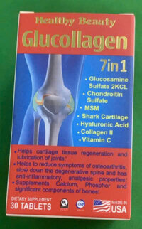 Glucollagen 7 in 1 – Viên uống hỗ trợ xương khớp toàn diện từ Mỹ (hộp 30 viên)