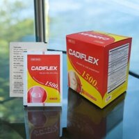 Glucosamin 1500mg Cadiflex hộp 20 gói giúp làm chậm thoái hóa khớp, khô khớp, mỏi khớp