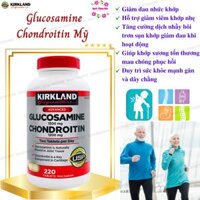 Glucosamine 1500mg Chondroitin 1200mg Kirkland Signature Mỹ- Giảm các triệu chứng đau nhức xương khớp hiệu quả - QuaTangMe Extaste - 280 viên