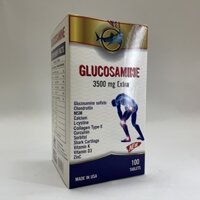 GLUCOSAMINE 3500MG EXTRA Xuất Xứ Từ Mỹ, Bổ Xương Khớp Date mới nhất lọ 100 viên