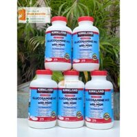 Glucosamine giảm đau xương khớp Glucosamine & MSM 1500mg 375 viên Kirkland bổ xương khớp, giúp khớp khỏe mạnh