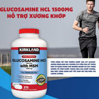 Glucosamine giảm đau xương khớp Glucosamine & MSM 1500mg 375 viên Kirkland Signature bổ xương khớp, giúp khớp khỏe