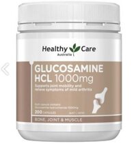 Glucosamine HCL 1000mg Healthy Care viên uống hỗ trợ xương khớp