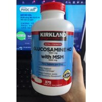 Glucosamine Kirkland HCL & MSM (1500mg x 375 Viên)