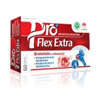 Glucosamine/PRO FLEX EXTRA ( 60 viên)tăng dịch nhờn khớp bảo vệ khớp chắc khỏe,  làm chậm quá trình thoái hóa khớp.