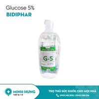 Glucose 5% Bidiphar (500ml)