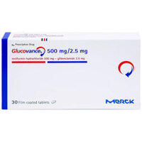 Glucovance 500mg/2.5 mg điều trị tiểu đường tuýp 2