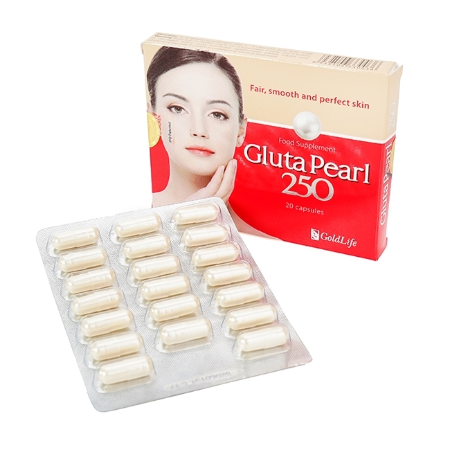 Viên uống dưỡng trắng da Gluta Pearl 250