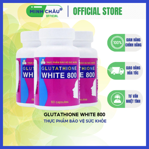 Viên nang hỗ trợ điều trị sạm da nám da GLUTATHIONE White 800 60 viên