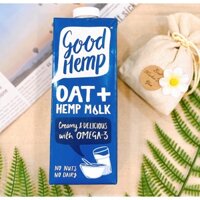 [GLUTEN-FREE] Sữa Hạt Gai Dầu và Yến Mạch KHÔNG GLUTEN Good Hemp - GLUTEN FREE Oat Good Hemp Seed Milk