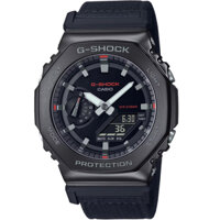 GM-2100CB-1ADR | Đồng Hồ Casio | G-Shock | Nam | Dây Vải | Vỏ Kim Loại | WR20BAR