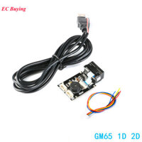 Gm65 1D 2D Bảng Đọc Mã Vạch CMOS Máy Quét Mã QR Mô-đun Đầu Đọc USB URAT 617nm 6500K DIY Bộ Điện Tử Cáp AS608 Quang