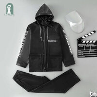 Gmarty 2 Chiếc Áo Mưa Hai Cửa Chống Thấm Nước Có Dây Kéo Và Khóa Dành Cho Nam Nữ Thích Hợp Cho Đi Xe Máy Xe Đạp KL