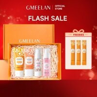 GMEELAN Gel Tẩy Tế Bào Chết Da Mặt 50g + Kem Dưỡng Underarm Cream 30g + Xịt hỗ trợ khử mùi 50ml+Lazy Cream Kem 30g+Serum Astaxanthin*2 (Quà tặng)