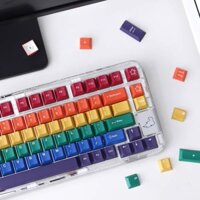 Gmk Pride Rainbow keycap PBT cherry Profile keycaps Bộ Bàn Phím Cơ mx switch