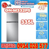 GN-M332PS - [Trả góp 0%] Tủ Lạnh LG Smart Inverter 335 Lít GN-M332PS (Miễn phí giao hàng nội thành Tp.HCM)