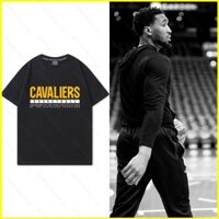 Gn NBA Cleveland Cavaliers Donovan Mitchell số 45 áo thun bóng rổ tee NG
