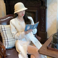 (GNCM2- ORDER) Mũ dạ vành cụp nơ nhỏ tiểu thư