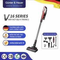 Gnter &amp; Hauer Máy Hút Bụi Cầm Tay Máy Hút Bụi Không Dây Sạc Điện 4 Trong 1 Đầu Chổi Một Máy Đa Năng V16 - Hàng chính hãng