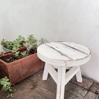 Gỗ Chắc Chắn Đau Khổ Tròn Ghế Nhỏ Ghế Tròn Nhỏ Giá Đỡ Hoa Kệ Chậu Hoa Đứng Sân Ban Công Sân Vườn Trang Trí Bằng Gỗ Hàng Tạp Hóa Đồ Trang Trí Phân Hoa Mini Phân Nhỏ