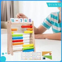 Gỗ Cổ Điển Bàn Tính Toán Học Đồ Chơi Quà Tặng Sinh Nhật Phát Triển 10 Hàng Chắc Chắn Đếm Đồ Chơi Cho Mầm Non Bé Gái Bé Trai
