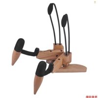 Gỗ Cứng Gấp Có Thể Gập Lại Nhạc Cụ Đứng Giá Đỡ Cho Đàn Guitar Điện Bass Màu Gỗ Tự Nhiên