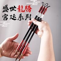 Gỗ Đàn Hương Sói Haoyi Thư Pháp Tranh Tặng Retro Haohao Thư Pháp Bộ Bàn Chải Thực Hành Tranh Trung Quốc Học Sinh Bàn Chải jin