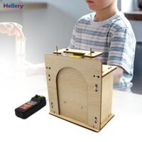 Gỗ DIY Nhà Để Xe Cửa Mô Hình Bộ Dụng Cụ Khoa Học Đồ Chơi Giáo Dục Cân Bằng Vật Lý