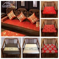 Gỗ gụ Sofa Đệm Gỗ Kusyen Sofa Phong Cách Trung Hoa Ghế Ăn Xốp Đệm Gối Gỗ Chắc Chắn Nội Thất Thảm 1 ~ 4 Chỗ