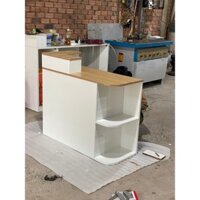 GỖ MDF - quầy lễ tân , bàn làm việc , bàn lê tân mini , bàn lễ tân giá rẻ , bàn lễ tân đẹp , QUẦY LỄ TÂN CHỮ L