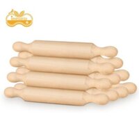 Gỗ Mini Cán Pin 6 Inch Nhà Bếp Dài Nướng Bánh Cán Pin Gỗ Nhỏ Bột Con Lăn Cho Trẻ Em Fondant Pasta