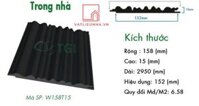 Gỗ Nhựa Composite ốp trần tường W158T15 trong nhà