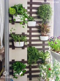 Gỗ Nhựa Ngoài Trời GD7012 Dark Grey – Giàn hoa ban công