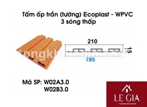 Gỗ nhựa Việt Pháp EcoplaST W02A3.0