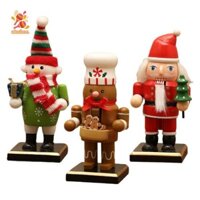 Gỗ Nutcracker Con Rối Đồ Chơi Trẻ Em Quà Tặng Sinh Nhật Xmas Dự Tiệc Tiếp Liệu Kệ