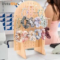 Gỗ Pegboard Hiển Thị Trang Trí Mặt Bàn Móc Khóa Giá Đỡ