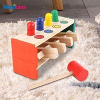 Gỗ Pounding Bench Phối Hợp Tay Giáo Dục Sớm Học Gỗ Búa Đồ Chơi Cho Trẻ Em Từ 3 Tuổi + Trẻ Em