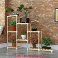 gỗ rắn trong nhà tầng giá đặc biệt nhiều thịt cây la xanh Phòng khách Chậu hoa Giá treo ban công cho gia đình