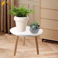 Gỗ Riser Phân Gỗ Cây Đứng Nồi Trồng Cây Giá Đỡ Cây Bàn Tròn Màn Hình Hoa Giá Đỡ Cho Sân Vườn