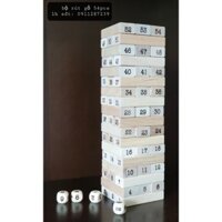 Gỗ Rút xúc xắc Domino