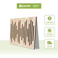 Gỗ tiêu âm Kiểu Slot kt 60x60 Tấm gỗ tiêu âm Soi rãnh