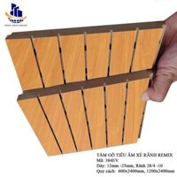 Gỗ tiêu âm xẻ rãnh Remix 15mm lõi thường