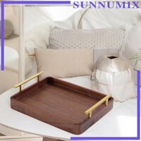 Gỗ Tổ Chức Khay Vanity Khay Đĩa Khách sạn Khăn Khay Trang Trí Nhà Ăn Sáng Khay Trái Cây Ăn Nhẹ Khay Cho Các Bữa Tiệc Gia Đình