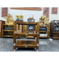 (Gỗ tốt) Kệ audio kệ âm ly 3 tầng gỗ Xoan Đào cao 74,5