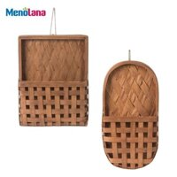 Gỗ Treo Tường Giỏ Hoa Đa Năng Trang Trí Dệt Tay Giá Đỡ Hoa Khô Để Sắp Xếp Cây Xanh Nhẹ