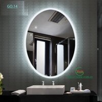 GO16. Gương đèn led hình oval. Thích hợp: bàn trang điểm, phòng tăm, phòng khách, trang trí cửa hàng, quán cafe.