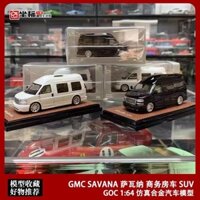 Goc 1: 64 GMC SAVANA SAVANA Kinh Doanh RV SUV Mô Phỏng Hợp Kim Xe Mô Hình Bộ Sưu Tập